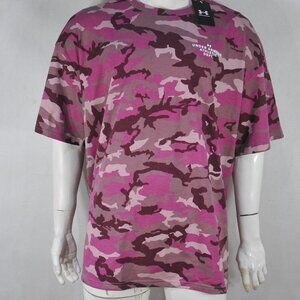 Under Armour Men's T shirt 2XL Loose fit Athletic DPTO Heavyweight Camo NWT